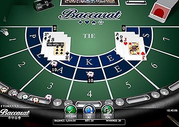 Baccarat capture d'écran de jeu 2 petit