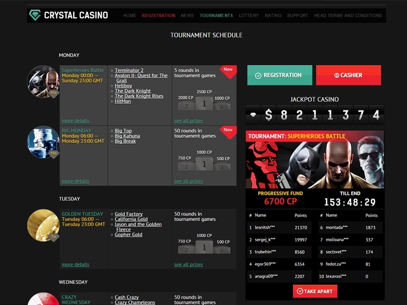 Crystal Casino capture d'écran de jeu 5 petit