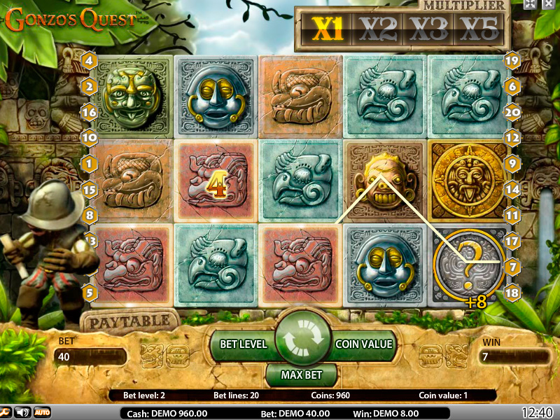 Gonzo's Quest capture d'écran de jeu 3 petit