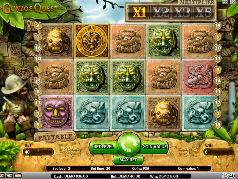 Gonzo's Quest capture d'écran de jeu 4 petit