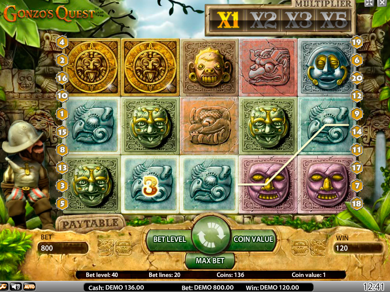 Gonzo's Quest capture d'écran de jeu 5 petit