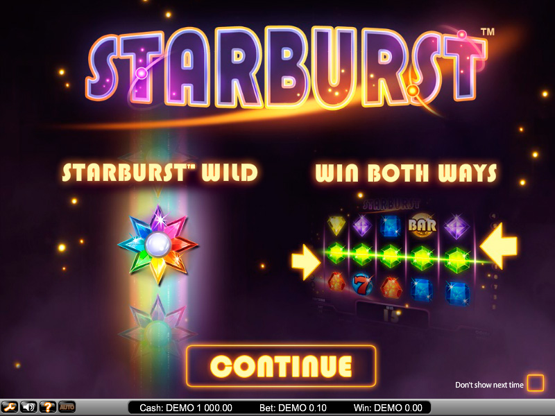 Starburst capture d'écran de jeu 1 petit
