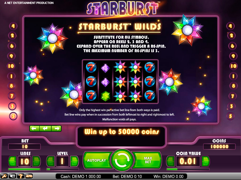Starburst capture d'écran de jeu 3 petit