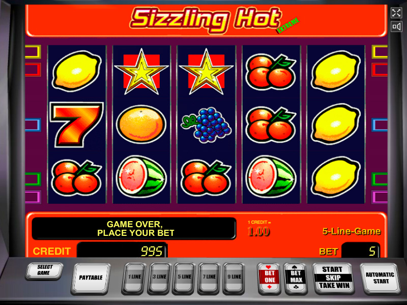 Sizzling Hot capture d'écran de jeu 3 petit