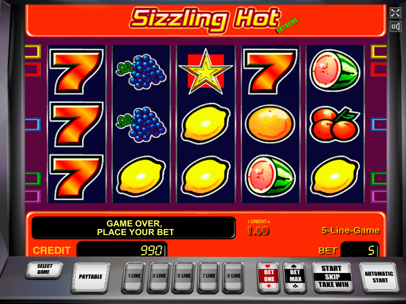 Sizzling Hot capture d'écran de jeu 2 petit
