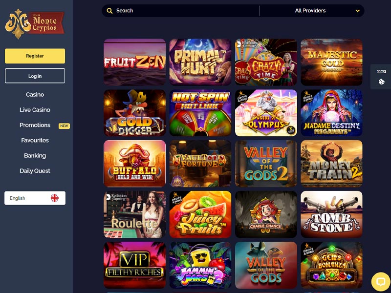 Montecrypto de casino en ligne capture d'écran de jeu 2 petit