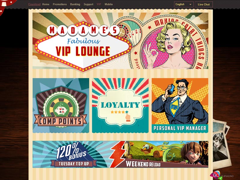 Madame Chance de casino en ligne capture d'écran de jeu 3 petit