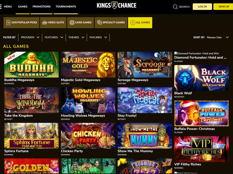 Kings Chance de casino en ligne capture d'écran de jeu 3 petit