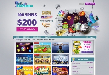 Casino Karamba capture d'écran de jeu 1 petit