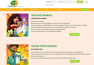 All Cash Back Casino capture d'écran de jeu 2 petit