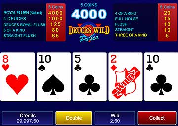 Bonus Deuces Wild capture d'écran de jeu 1 petit