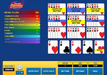 Bonus poker 10 main capture d'écran de jeu 1 petit