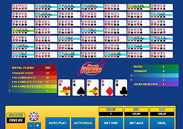 BONUS POKER 50 main capture d'écran de jeu 1 petit