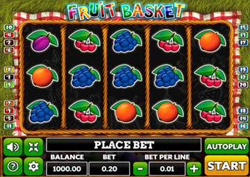 Panier de fruits capture d'écran de jeu 1 petit