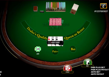 GENII TROIS POKER DE CARTE capture d'écran de jeu 2 petit