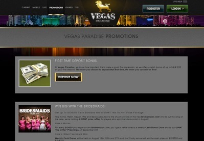 Vegas Paradise Casino capture d'écran de jeu 3 petit