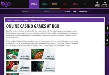 BGO Casino capture d'écran de jeu 4 petit