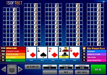 Jeu de poker 50x capture d'écran de jeu 1 petit