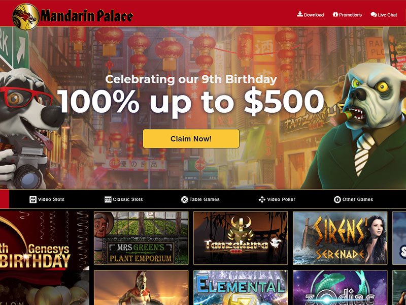 Mandarin Palace Casino capture d'écran de jeu 1 petit