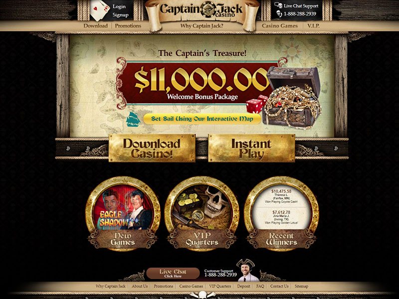 Capitaine Jack Casino capture d'écran de jeu 1 petit