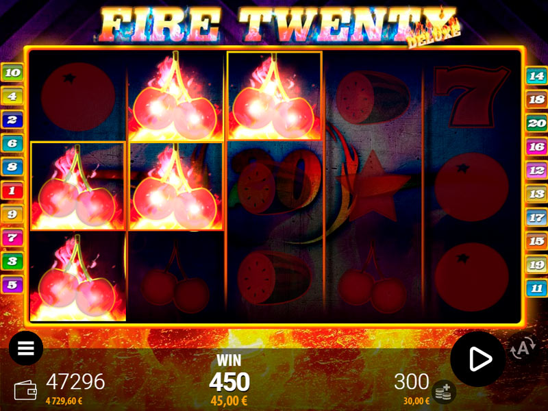 Fire Twenty Deluxe capture d'écran de jeu 2 petit