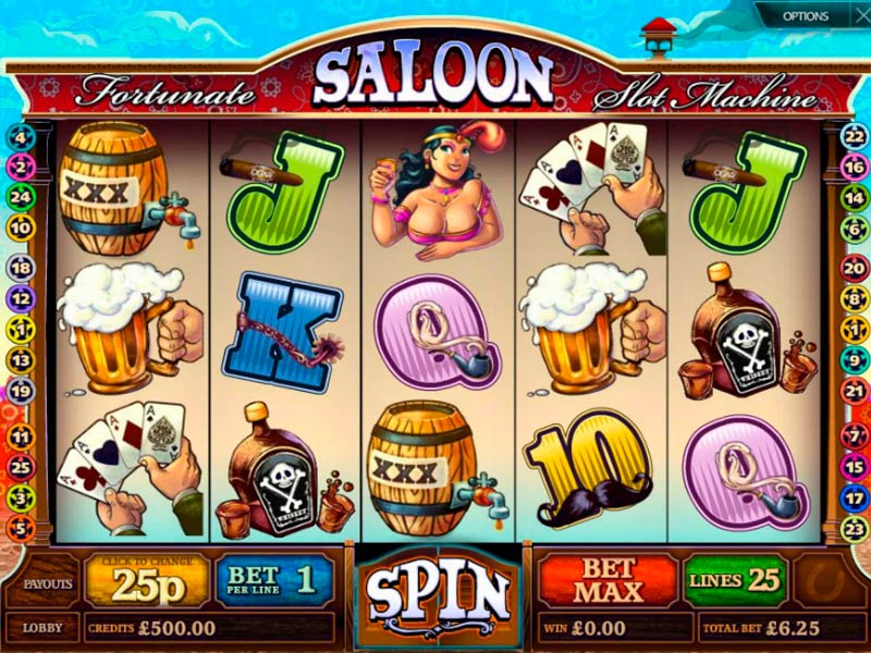 Fortunate Saloon capture d'écran de jeu 2 petit