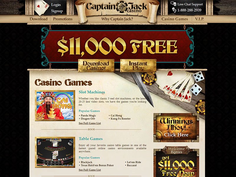 Capitaine Jack Casino capture d'écran de jeu 2 petit