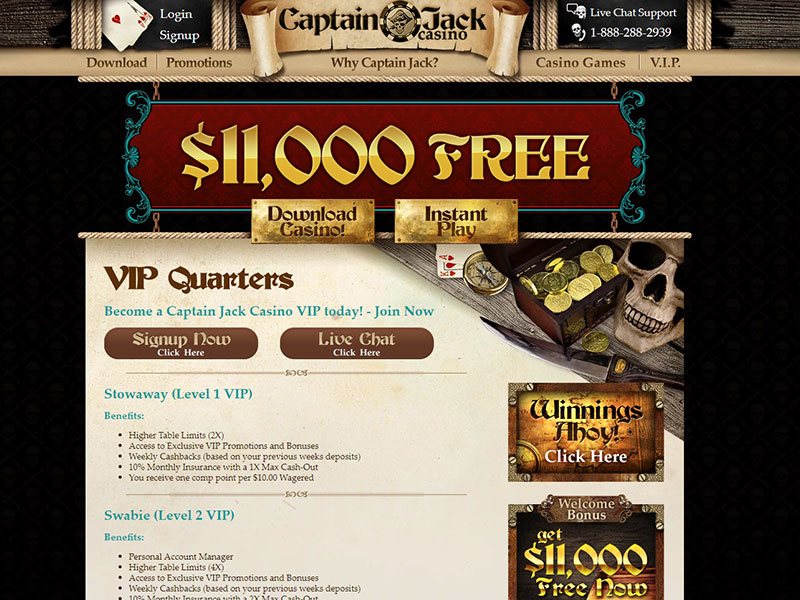 Capitaine Jack Casino capture d'écran de jeu 3 petit