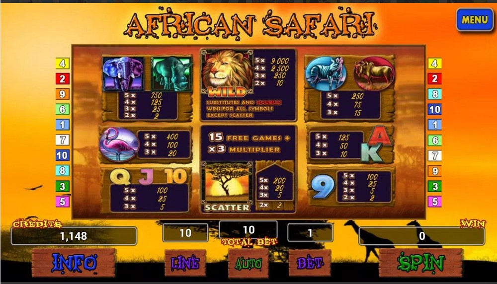 Africain Safari capture d'écran de jeu 1 petit