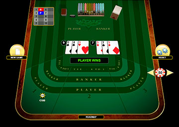 Baccarat américain capture d'écran de jeu 1 petit