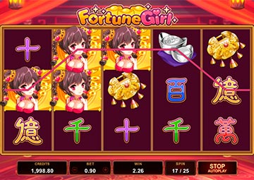 Fortune Girl capture d'écran de jeu 2 petit