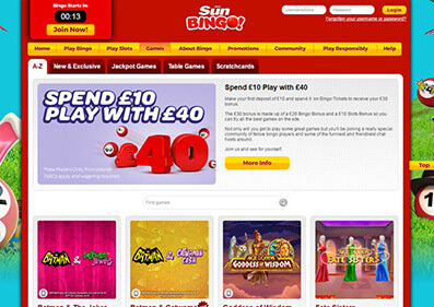 Sun Bingo Casino capture d'écran de jeu 3 petit