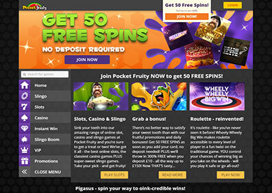 Pocket Fruity Casino capture d'écran de jeu 1 petit