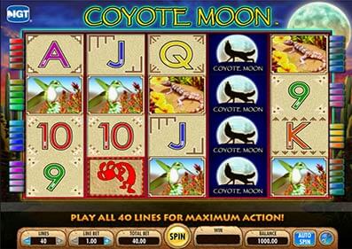 Coyote lune capture d'écran de jeu 1 petit