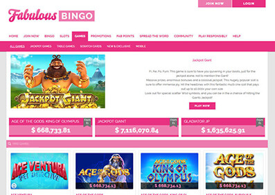 Fabulous Bingo Casino capture d'écran de jeu 3 petit