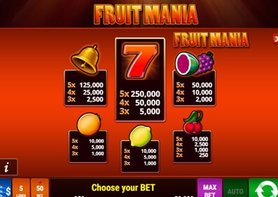 Manie des fruits capture d'écran de jeu 2 petit