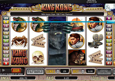 King Kong capture d'écran de jeu 2 petit