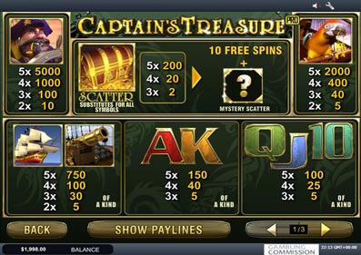 Captain’s Treasure capture d'écran de jeu 3 petit