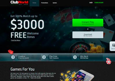 Club World Casino capture d'écran de jeu 1 petit