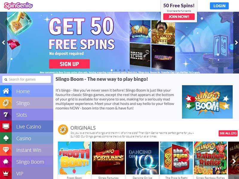 Spin Genie Casino capture d'écran de jeu 3 petit