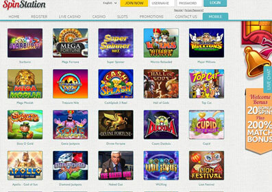 Casino SpinStation capture d'écran de jeu 2 petit