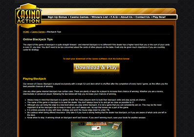 Casino Action capture d'écran de jeu 3 petit