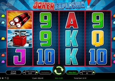 Explosion de joker capture d'écran de jeu 1 petit