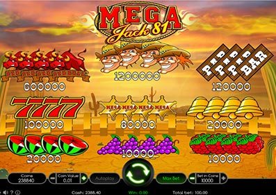 Mega Jack 81 capture d'écran de jeu 1 petit