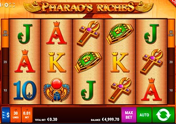 Riches pharaos capture d'écran de jeu 1 petit