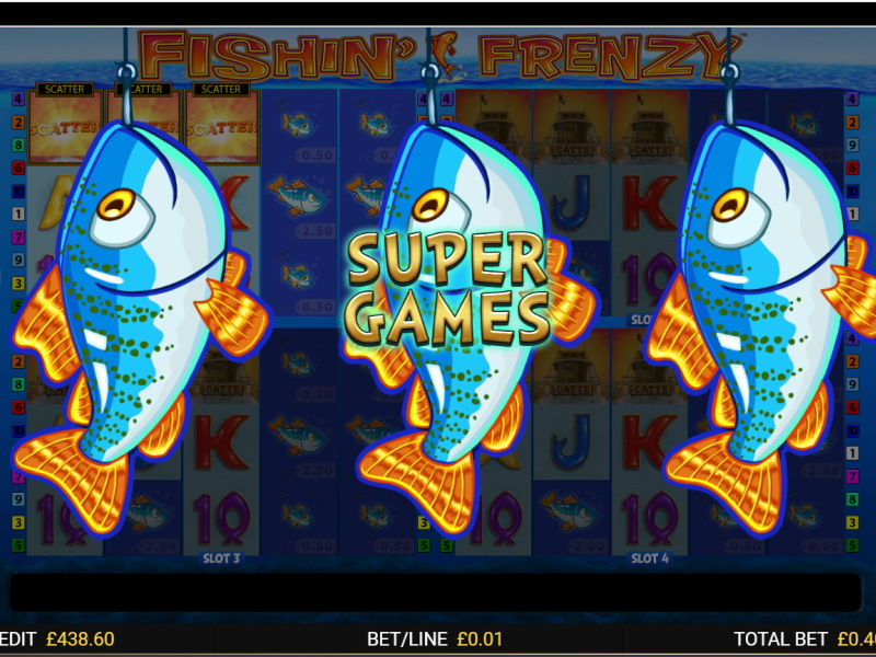 Fishin Frenzy Power 4 Slots capture d'écran de jeu 3 petit