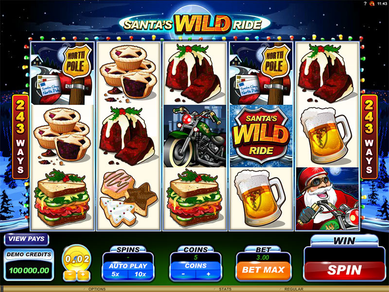 Santas Wild Ride capture d'écran de jeu 1 petit