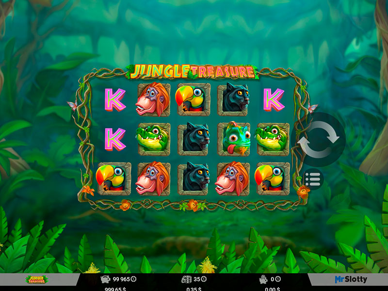 Jungle Treasure (MrSlotty) capture d'écran de jeu 1 petit