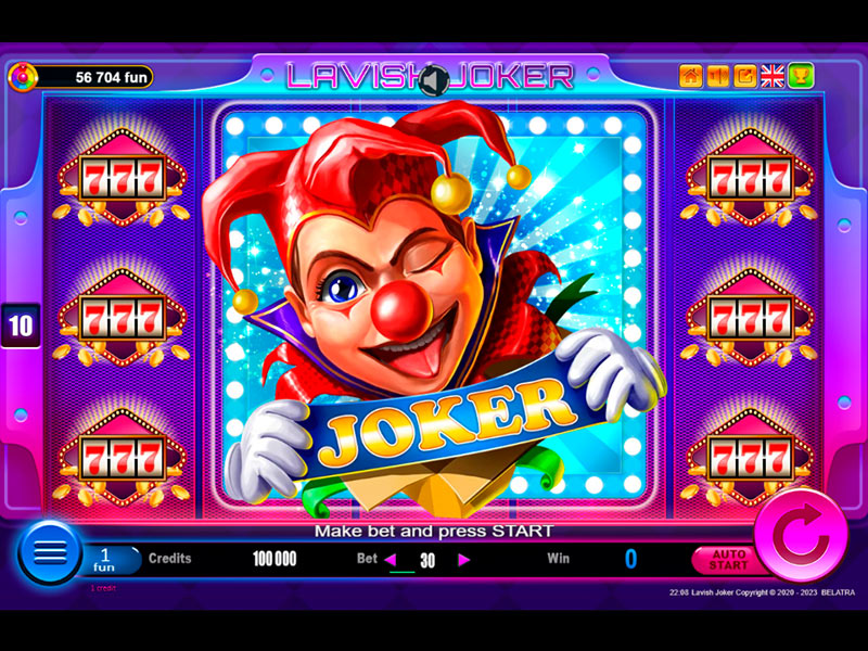 Lavish Joker capture d'écran de jeu 1 petit