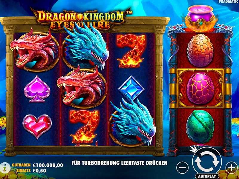 Dragon Kingdom Eyes Of Fire capture d'écran de jeu 1 petit